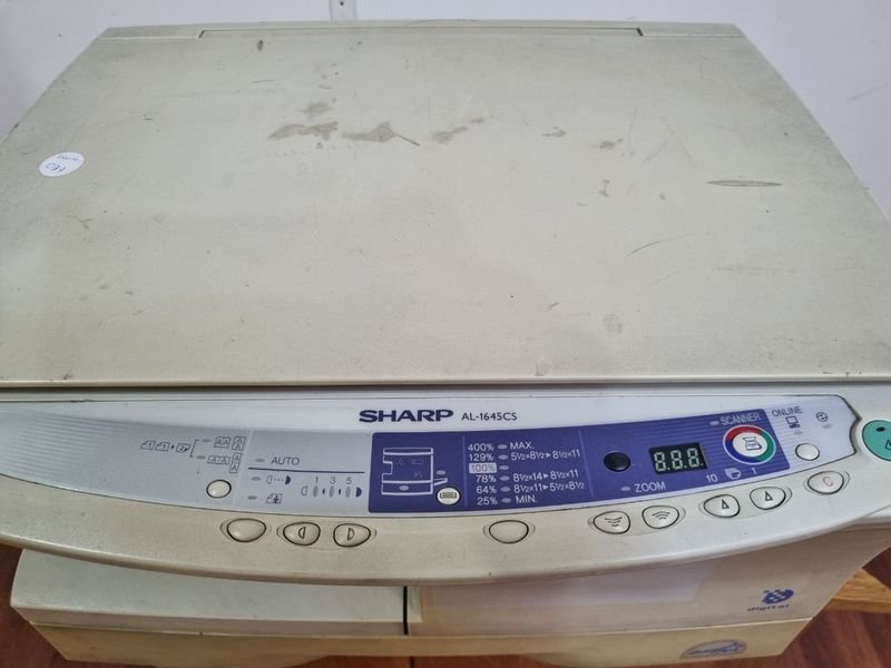 Impresora Sharp Blanco Y Negro Sin Cable - imagen 2