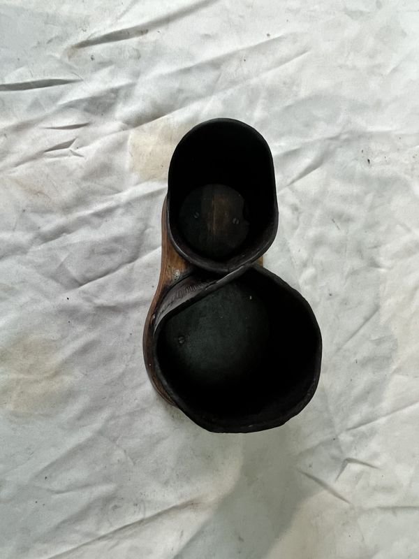 Zapatos de cuero repujados con base de madera - imagen 5