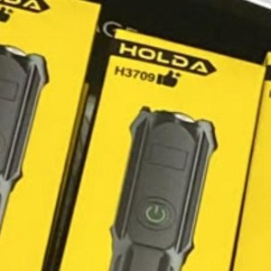 Linterna Táctica Recargable USB Marca HOLDA H3709 con Pantalla Digital - imagen 2
