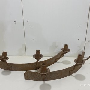 Juego de Accesorios para Estufa a Leña y Candelabros de Hierro - imagen 5