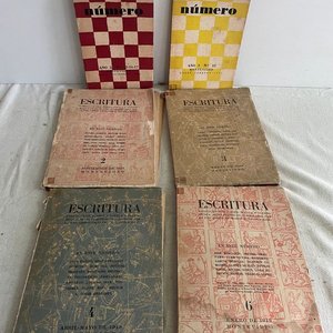 Lote siguiente: Lote de Revistas "Escritura" y "Número" de Colección