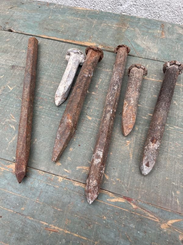 Lote de Puntas de Albañil Antiguas