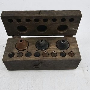 Antiguo Set de Punteros para Soldar en Madera y Cobre - imagen 2