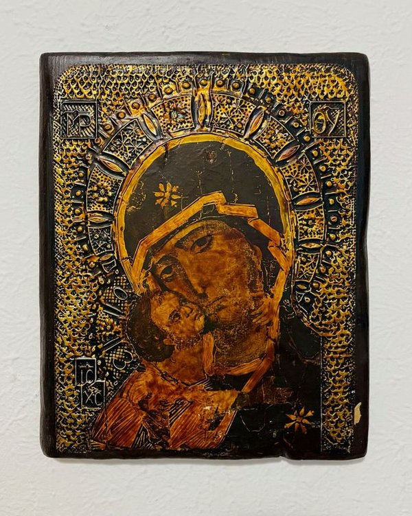 Icono religioso ruso del siglo XIX - imagen 1