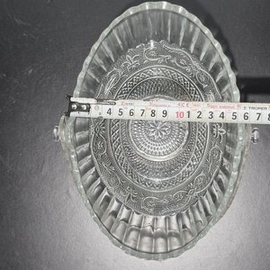Set de 3 Fuentes y Bols de Vidrio Tallado - imagen 11