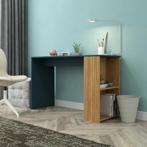 Lote anterior: Escritorio Auxiliar Azul con Estantes de Madera