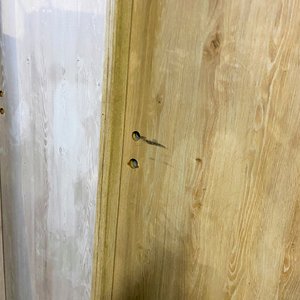 Una puerta interior mdf color beige con detalle 203 x 75 cm - imagen 3