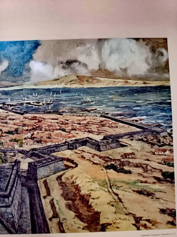 Lámina Exclusiva: Vista de la Ciudad de Montevideo en el Siglo XVIII - imagen 2