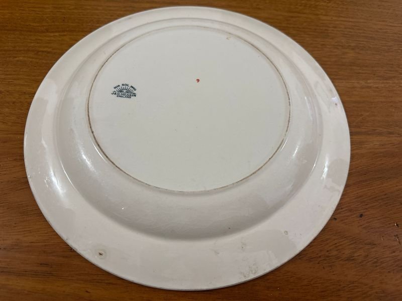 Bandeja de porcelana inglesa sellada J y G Meakin - imagen 2