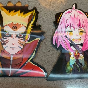Stickers de Personajes de Anime: Naruto y Anya Forger - imagen 2