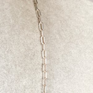 Cadena Larga de Plata 58 cm - imagen 3