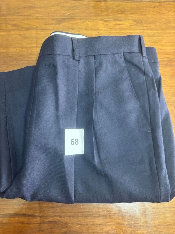 Pantalón de Vestir Azul Marino Talle 54 Martellotti