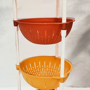 Organizador/Frutero Desarmable de Plástico con 4 Canastos - imagen 2