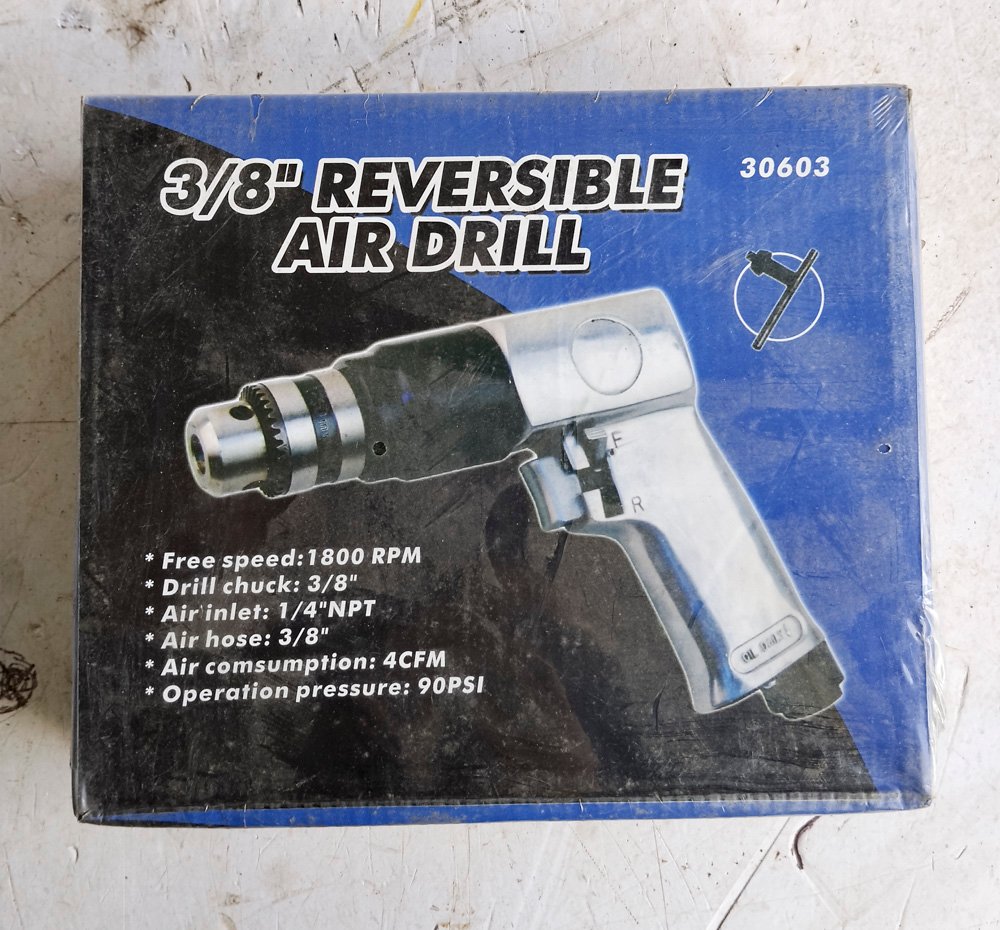 2 Taladros Neumáticos Reversibles 3/8"