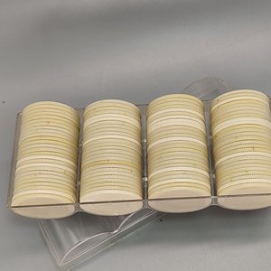 Fichas de Juego Plásticas Azules y Marfil con Bandejas Organizadoras - imagen 3