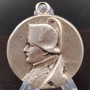 Medalla conmemorativa perfil Napoleón Bonaparte - imagen 2