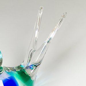 Figura de cristal murano ave, altura 11 cm - imagen 3