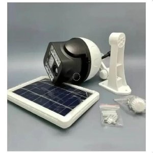Cámara Falsa Solar con Panel y Luces LED - imagen 4