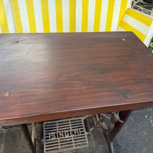 Mesa Singer de Madera y Hierro Estilo Industrial - imagen 3