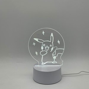 Panel de acrilico para notas con luz led - imagen 2
