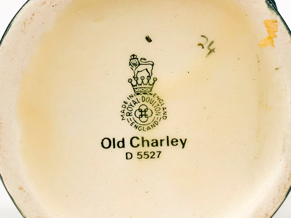 Jarra de porcelana Royal Doulton con motivo Old Charley - imagen 4