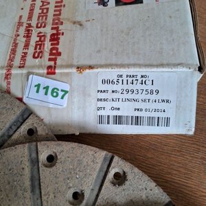 Kit de 4 Forros de Freno Mahindra para Tractores - imagen 2