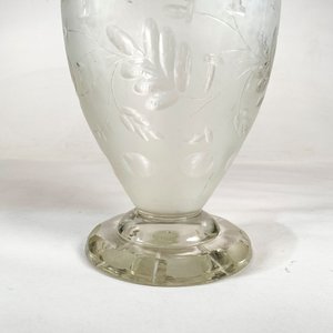 Jarra de Cristal Tallado al Ácido con Asa Curva - imagen 2