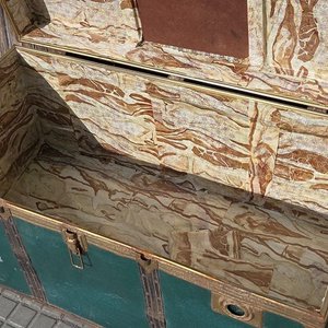 Lote de 3 baúles antiguos de viaje - imagen 16