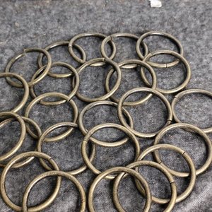 24 Argollas de Bronce para Cortinas o Decoración - imagen 2