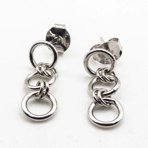 Lote anterior: Aritos Colgantes de Plata 925 con Diseño de Cadenas
