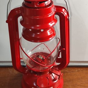 Farol a Querosene Rojo Nuevo Completo - imagen 2