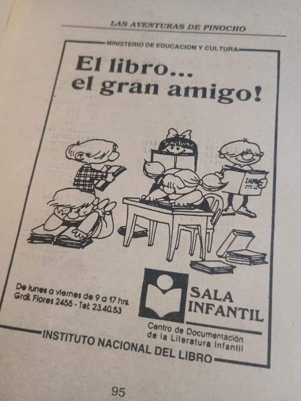 Libro de Pinocho Editorial La República - imagen 4