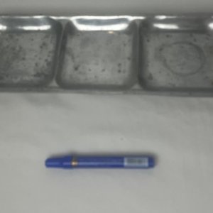 Copetinero de Peltre con 3 Compartimentos y Asas Decorativas - imagen 2