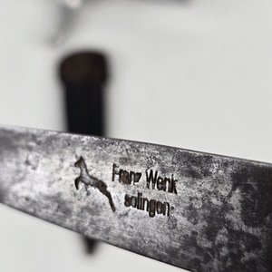 Cuchillo Criollo Franz Wenk con Mango de Platería Criolla y Vaina - imagen 2