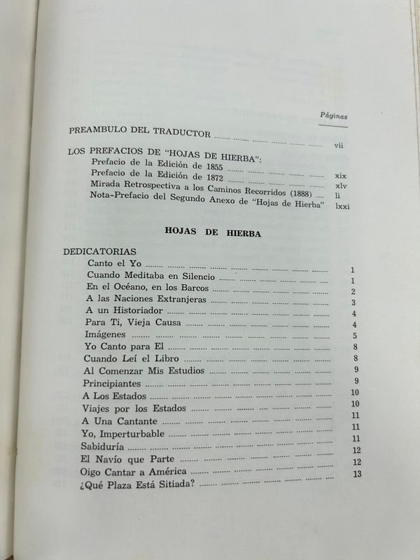 Libro de Walt Whitman - Hojas de Hierba por Francisco Alexander - 1953 Quito - imagen 4