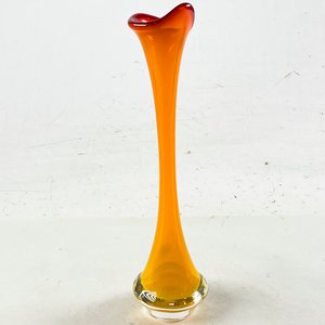 Violetero de Cristal Murano Naranja 32 cm - imagen 1