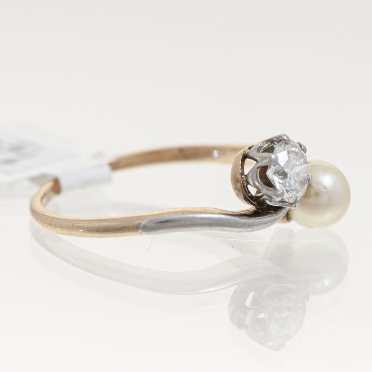 Anillo de Oro con Perla - imagen 2