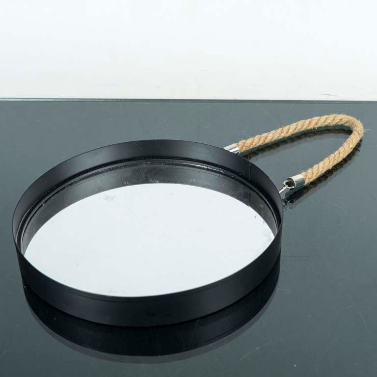 Lote anterior: Espejo circular de metal con cuerda