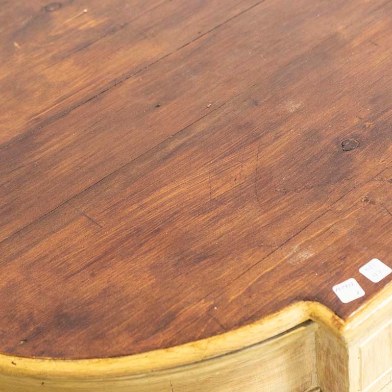 Mesa de sala oval Luis XVI tallada para decorar tu hogar - imagen 2