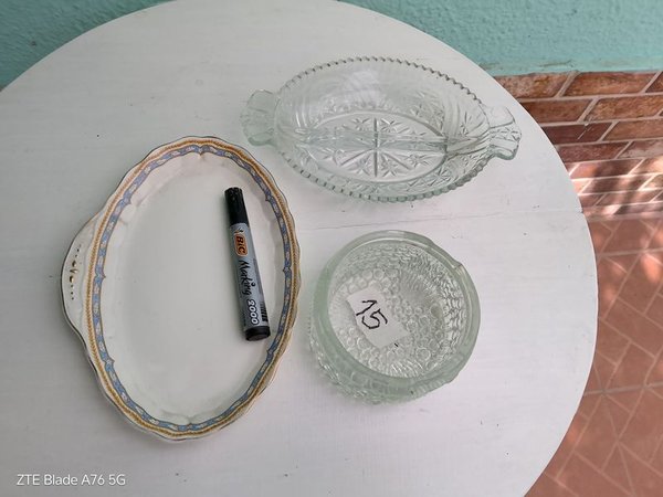 Lote de bandejas de vidrio en buen estado - imagen 2