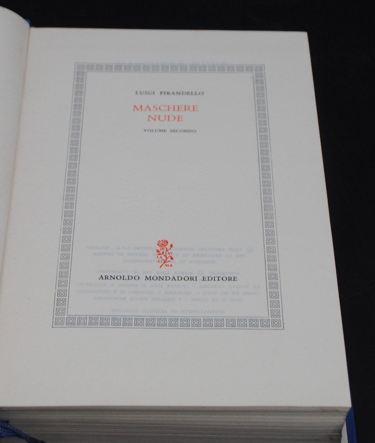 Libro de Luigi Pirandello - Maschere Nude - imagen 3