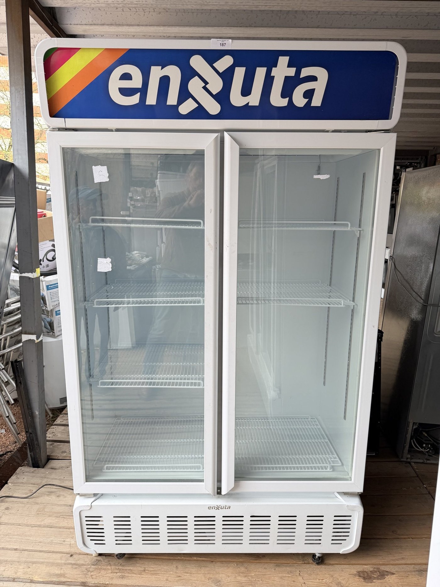 Botellero Refrigerado Doble "Enxuta" Blanco