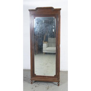 Lote siguiente: Armario Inglés de Roble con Puerta y Espejo Biselado
