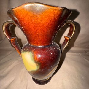 Ánfora Vintage Cerámica Alemana Esmaltada Mid-Century "Keramik" - imagen 3