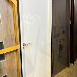 Una puerta interior mdf color blanco con detalle 203 x 75 cm - imagen 2
