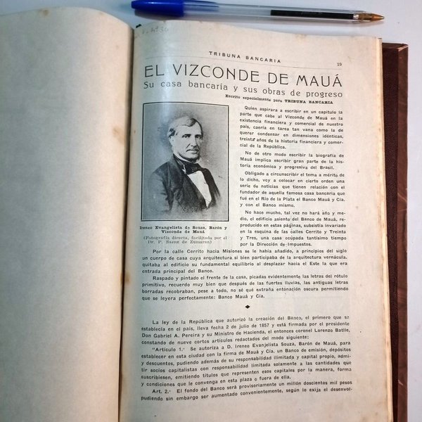 Libro "El Vizconde de Mauá. Su Casa Bancaria y Sus Obras de Progreso" - imagen 1