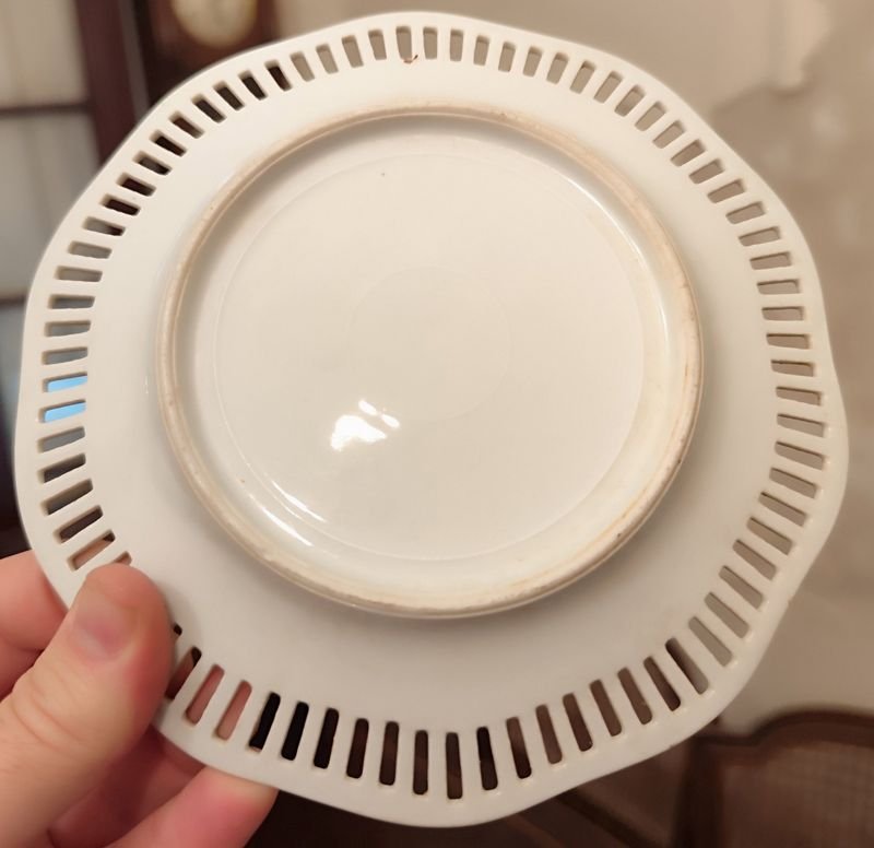 Lote de Platos Decorativos de Porcelana Alemana Calados - imagen 8