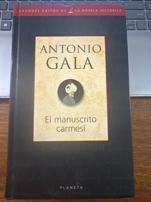 Libro "El manuscrito carmesí" de Antonio Gala