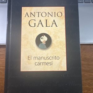 Lote anterior: Libro "El manuscrito carmesí" de Antonio Gala