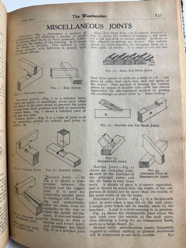 Libro técnico sobre carpintería: The Woodworker, enero–diciembre de 1915 - imagen 5